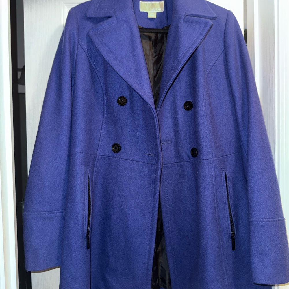 Michael Kors Women's Cobalt Blue Pea Coat 💙